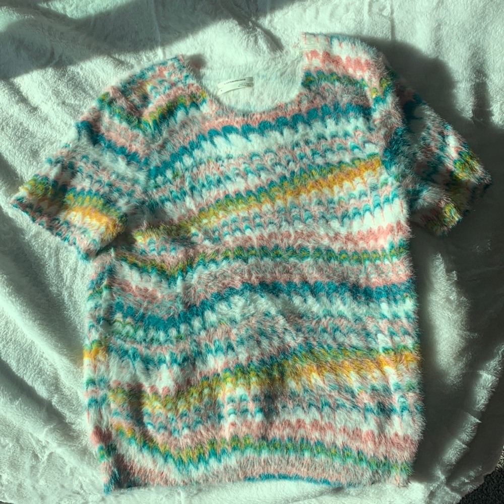 Anthropologie multi color soft sweater